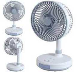 Kamisafe Rechargeable Fan With LED Light