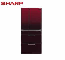 Sharp 6-Door Refrigerator SJ-GF60A-R